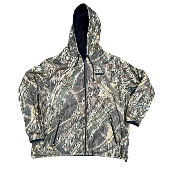 Men’s Field & Stream fleece camouflage hunting jacket size 2XL - Picture 1 of 3